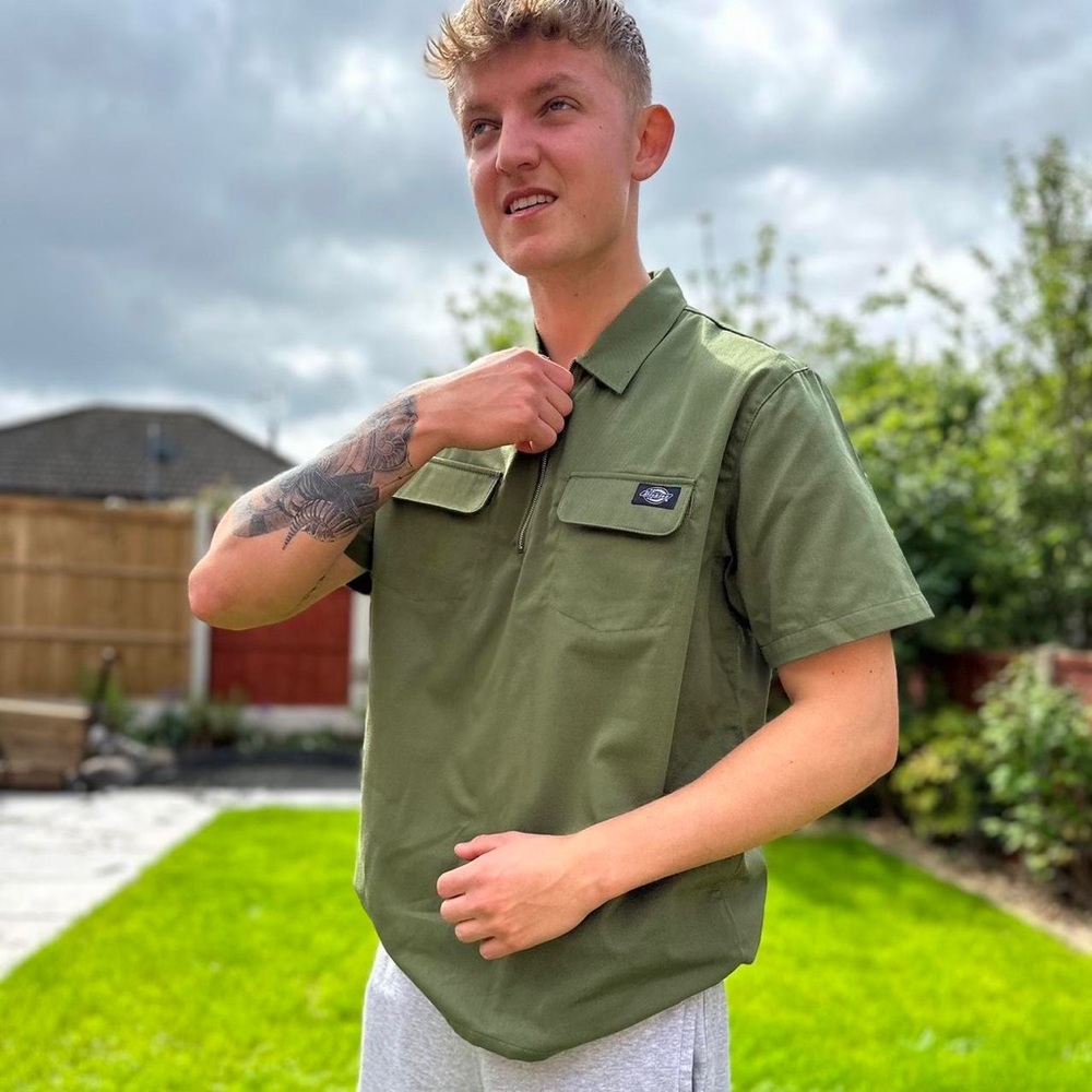 Dickies green work shirt - Picture 4 of 4